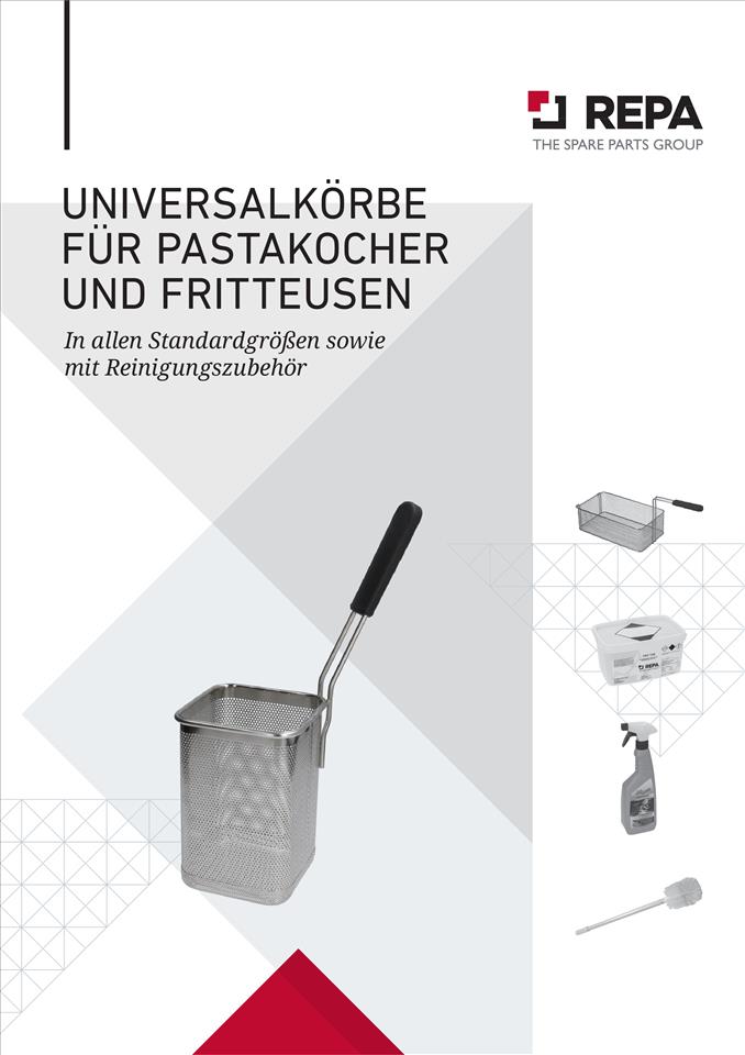 UNIVERSALKÖRBE FÜR PASTAKOCHER, FRITTEUSEN 05/2022