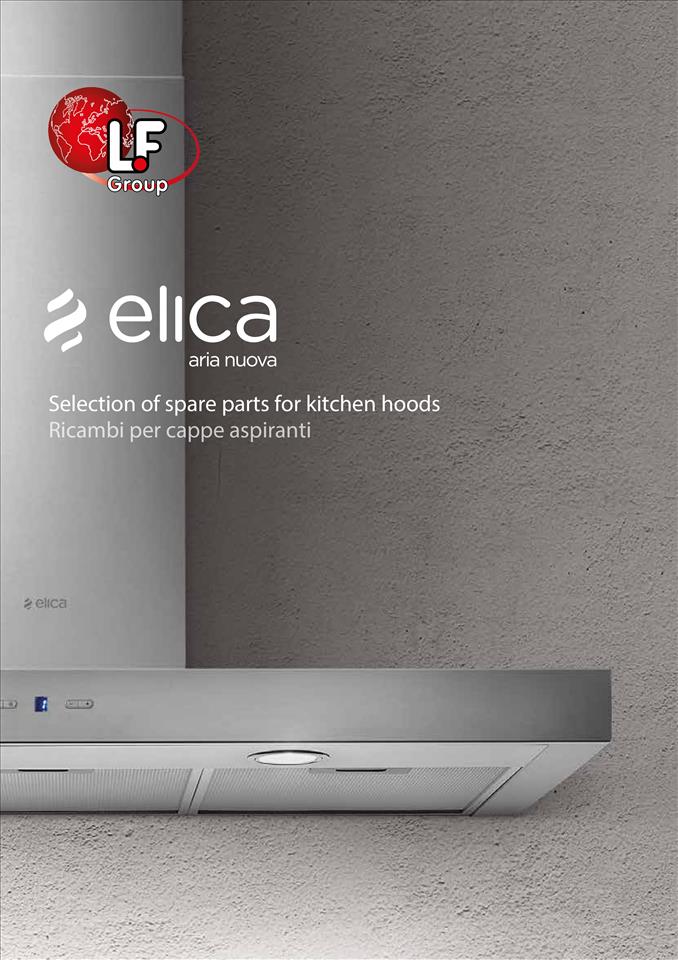 Spare parts for Elica kitchen hoods 08/2019