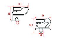 Gaskets for blast chillers