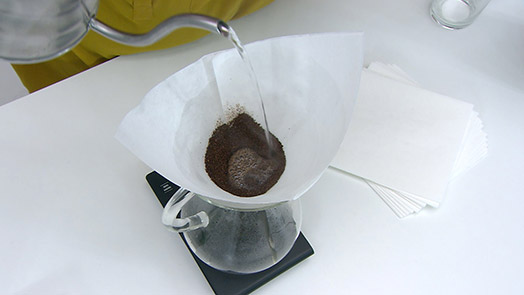 Caraffa Chemex per un ottimo caffè filtro