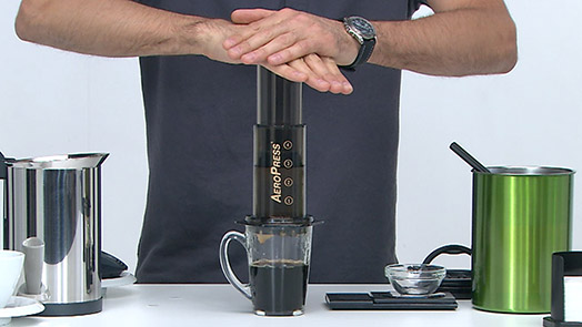 Il coffee maker a pressione Aeropress