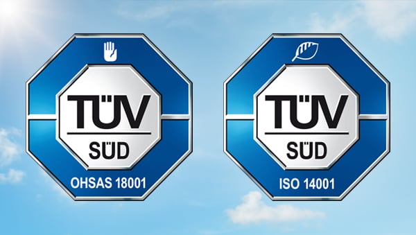 ЛФ прошла сертификацию TÜV по безопасности труда и охране окружающей среды